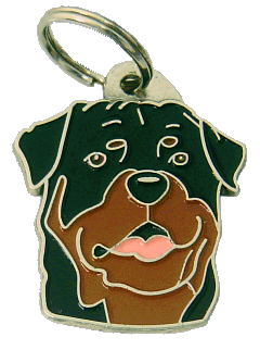 ROTTWEILER - Placa grabada, placas identificativas para perros grabadas MjavHov.